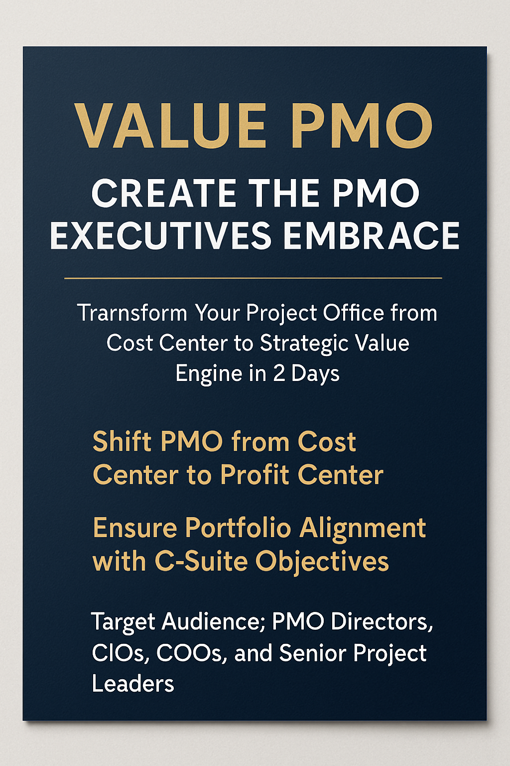 Value PMO